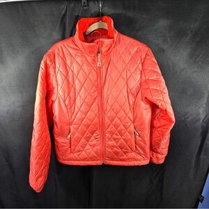 L.L. Bean Women's Quilted Puffer Jacket - Vibrant Red Size M